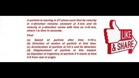 IIT JEE Mains and Advanced Acceleration in 2 D  #neet #jeemain  #jeeadvance #physics