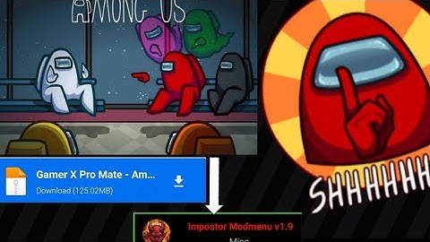 Among us mod menu | Gamer X Pro Mate | No kill cooldown | always imposter | legit mod menu