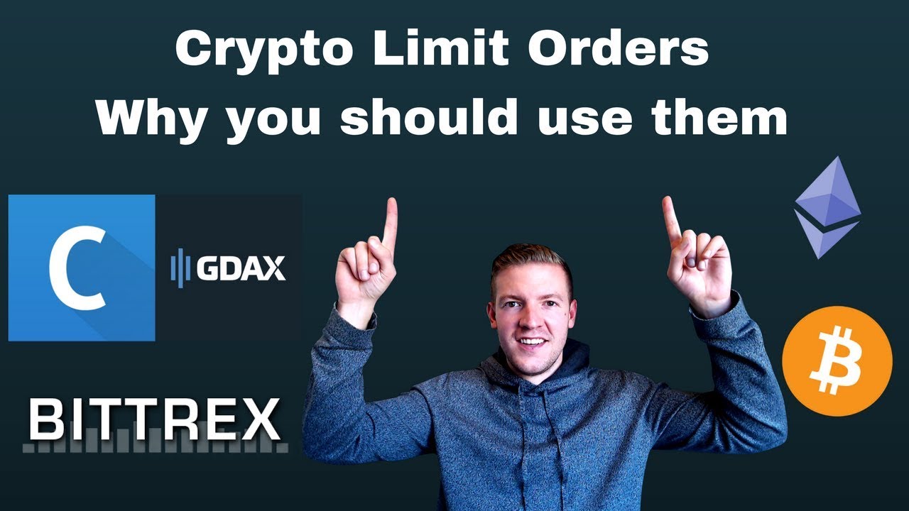 How to use Limit Orders (on GDAX and Bittrex) and Why It's a Great Strategic Tool