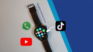 تشغيل تطبيقات وتس اب ، يوتيوب،  تك توك على ساعة هواوي وتش ٣ برو | Install WhatsApp, YouTube, TikTok screenshot 2