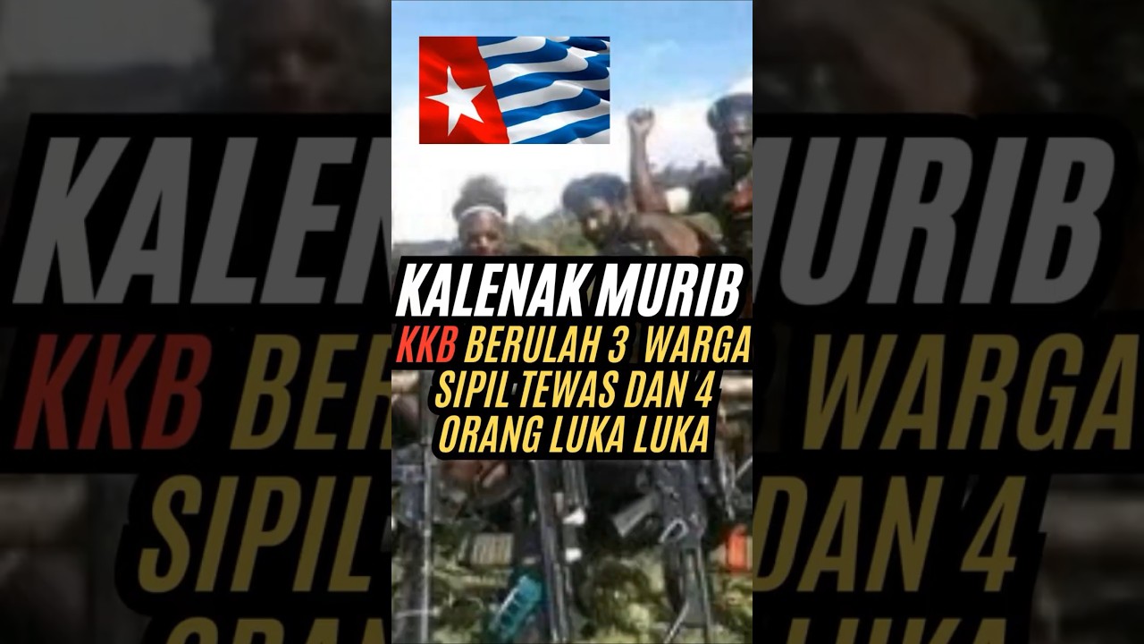 KKB Pimpinan Kalenak Murib Serang Kampung Lambera, 3 Warga Tewas!