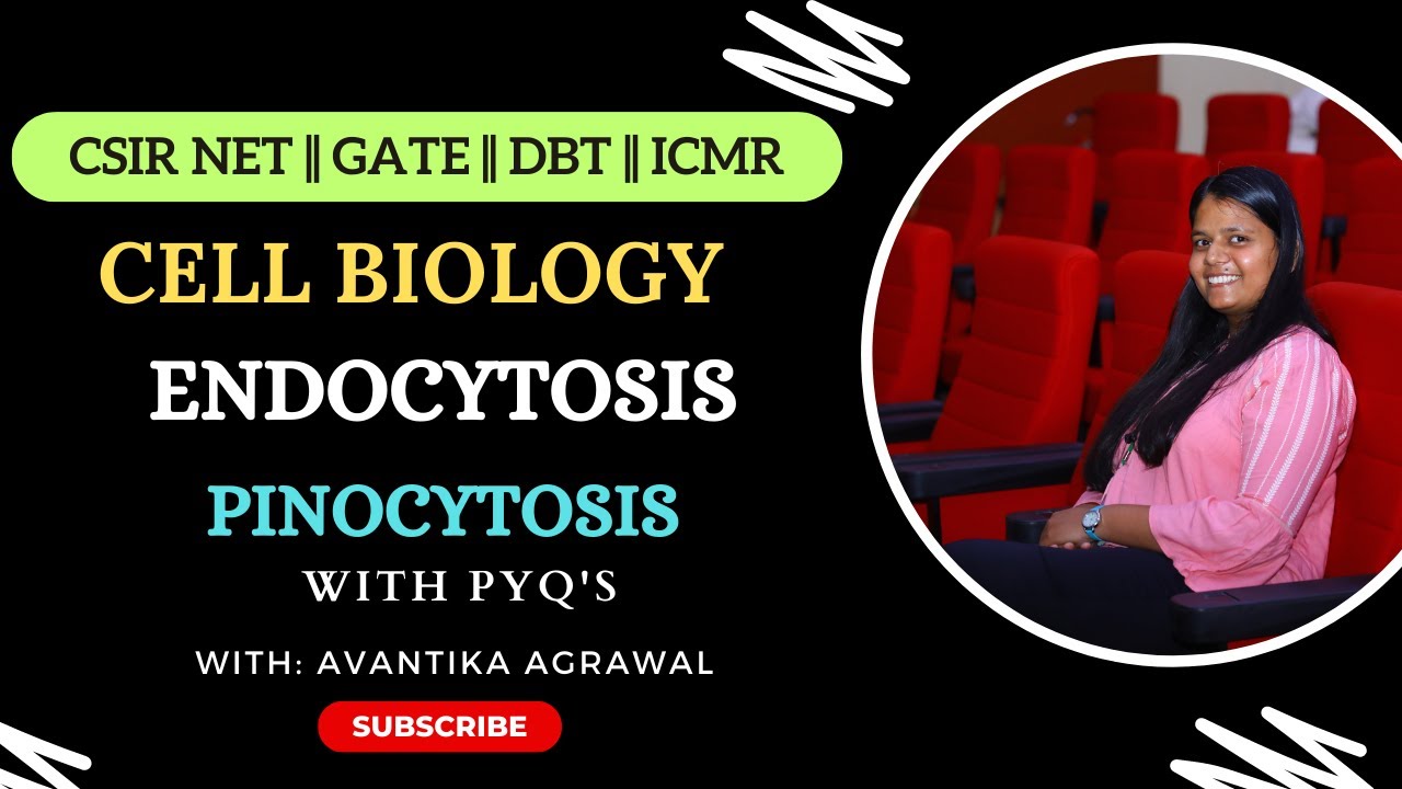 ENDOCYTOSIS || PINOCYTOSIS || CLATHRIN MEDIATED ENDOCYTOSIS || CELL BIOLOGY || CSIR NET || GATE