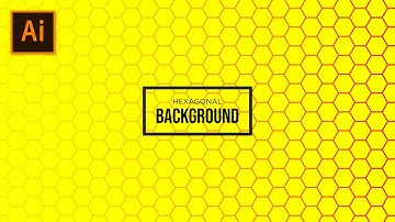 ADOBE ILLUSTRATOR TUTORIAL | HEXAGON BACKGROUND DESIGN