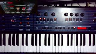 Part 2 Behringer OB-Xa and Microkorg 2  FX Landscapes Soundset and fun