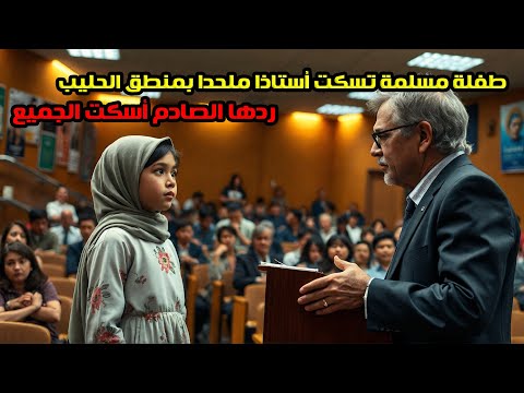 طفلة مسلمة تسكت أستاذا ملحدا بمنطق الحليب ردها الصادم أسكت الجميع