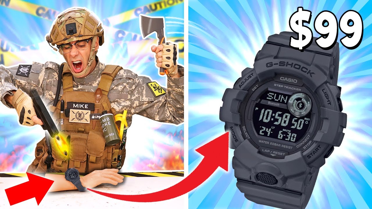Intento Destruir el Reloj Militar G-Shock de $99 de CASIO ¿Cuánto Resiste?  