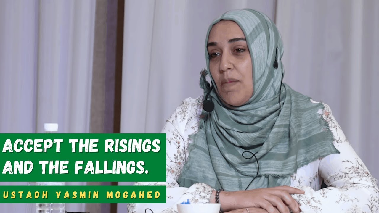 Yasmin Mogahed Beautiful Quote - Accept the risings and the fallings - QuotesBox 