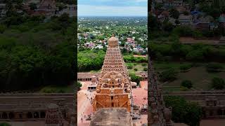 Drone View Of Thanjai Periya Temple  Aerial Tour Of Chola Majesty