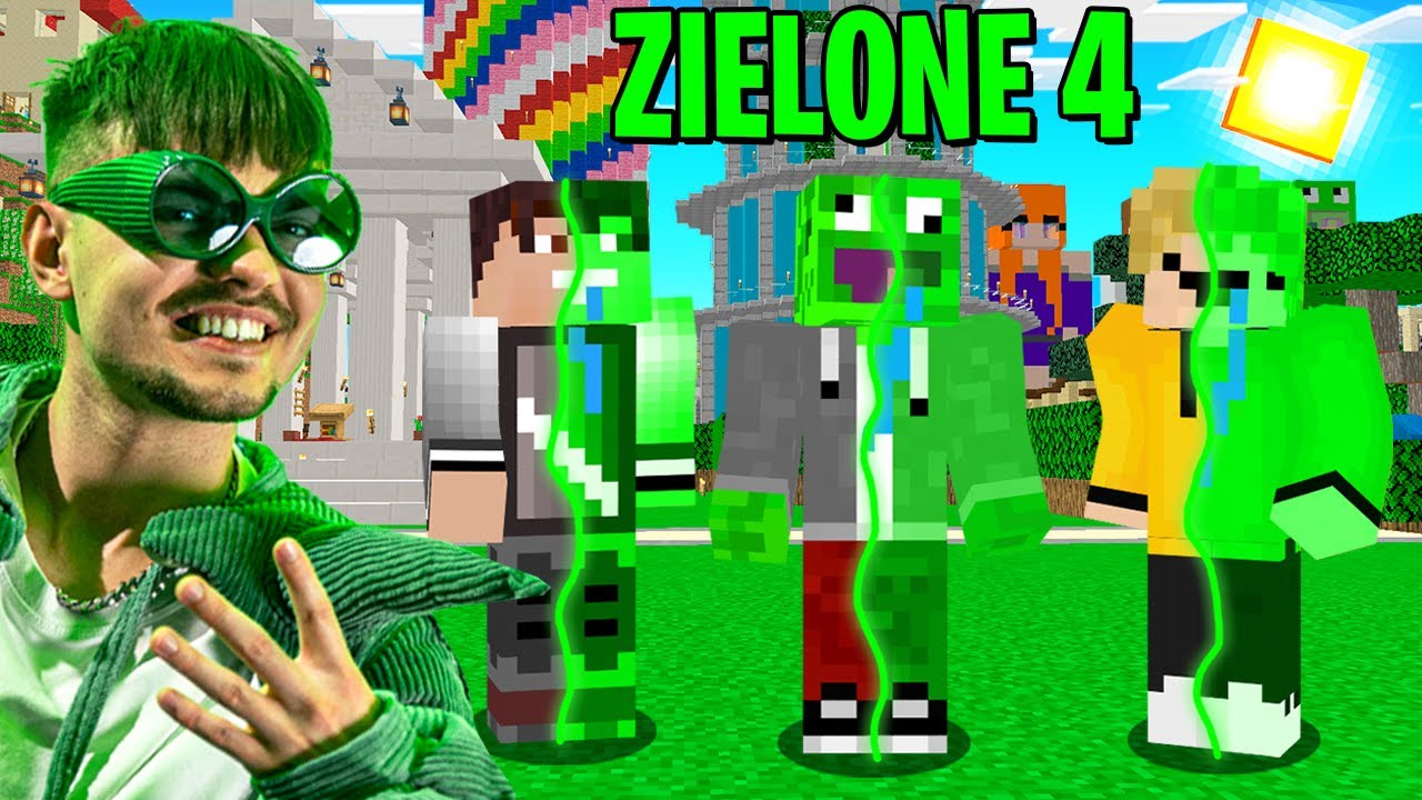 NOOBEK i HACKER ZMIENILI NAS w ZIELONE 4 na WOJANOWICACH...