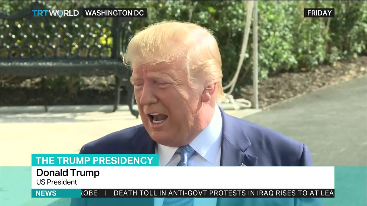 House Democrats subpoena White House over Trump inquiry newspaper mockup