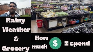 Rain 🌧️| Friday prayers 🕌 | Grocery Time | How much💰I spend for weekly groceries | Canada