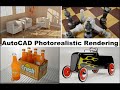AutoCAD Photorealistic Rendering Tutorial for Beginners