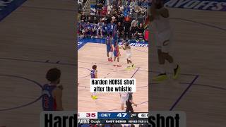 “Nice shot there from Harden” 😂