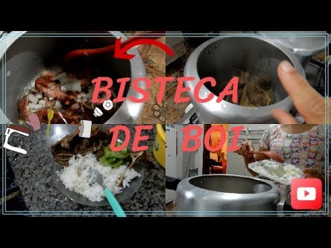 Bisteca de boi na panela de pressão | noite de sábado