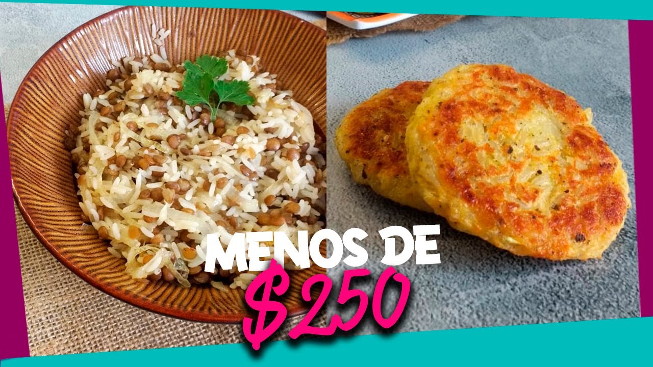 Medallones de Arroz + Arroz con Lentejas // 2 Recetas faciles y economicas
