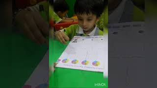 Vinayak learning to draw standing lines 😂