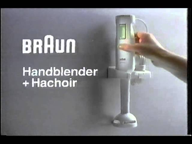 Vintage Braun Immersion Blender - Hand Held Mixer Type 4169