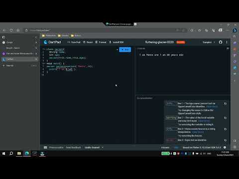 Parameterized constructor in dart