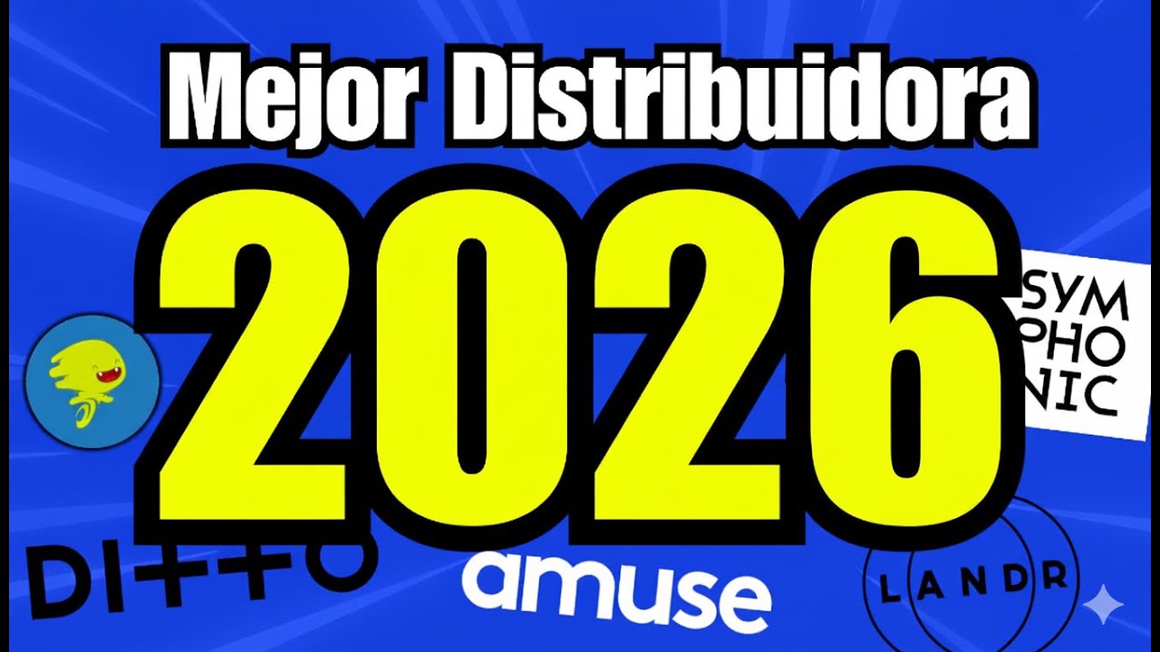 ✅La MEJOR Distribuidora Musical 2025 (Analisis Completo) | Distrokid, Symphonic, Ditto Music, LANDR
