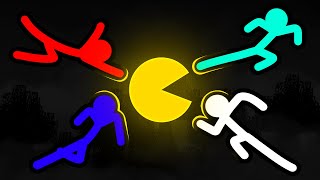 Stickman VS Minecraft: Powerful PacMan Fight - AVM Shorts Animation