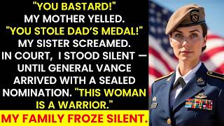 Family Mocked Me in Court, Took My Medal of Honor — Until Dad’s Secret Nomination Was Exposed
