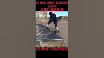 Slappy Noseslide Fakie 🎬#skateboardtricks #slappy