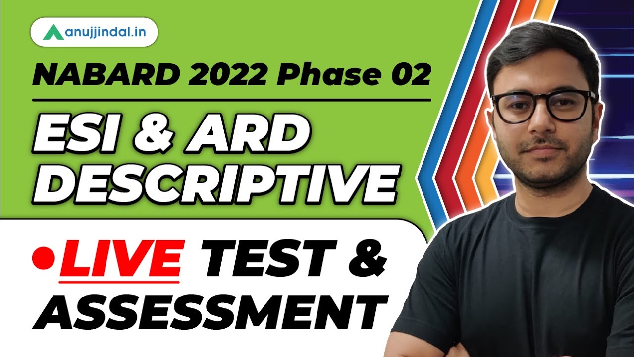 ESI & ARD Descriptive Live Writing Test | NABARD 2022 Phase 2 | NABARD ...
