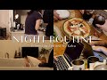 Night Routine | 社会人の休日ナイトルーティン🌛| 共働き夫婦2人暮らし | お家でピザ作り🍕| 買い出しからのリアルな夜をお届け(sub)