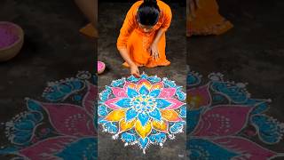 modern rangoli design #rangoli #indianrangole #easyrangoli #art #muggulu #ai