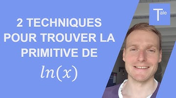 Technique trop cool pour trouver une primitive de ln(x) sans calcul