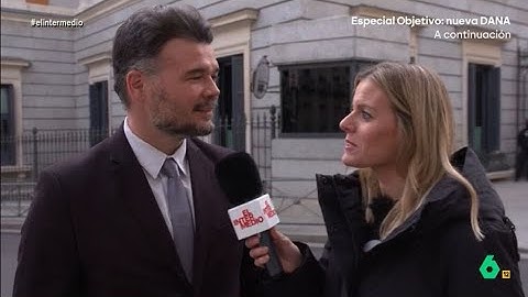 Gabriel Rufián reflexiona sobre el silencio de Ayuso en los últimos días - El Intermedio