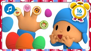 Finger Family: Huevos Sorpresa de Colores [ 16 min ] | CARICATURAS y DIBUJOS ANIMADOS para niños