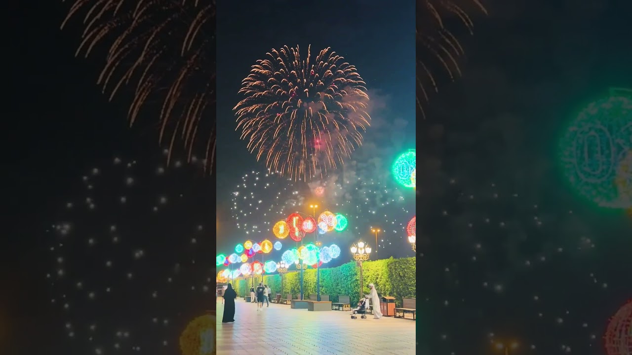 Welcoming Fireworks -Global Village 🇦🇪 #GlobalVillage #dubaitamilvlogs