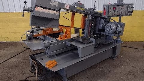 12" X 16" HEM SAW MODEL SIDEWINDER AUTO-4 AUTOMATIC HORIZONTAL BAND SAW: STOCK 15237