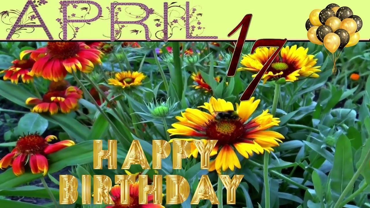 🎂 HAPPY BIRTHDAY on APRIL 17 🎈 (French Parisian Accent)