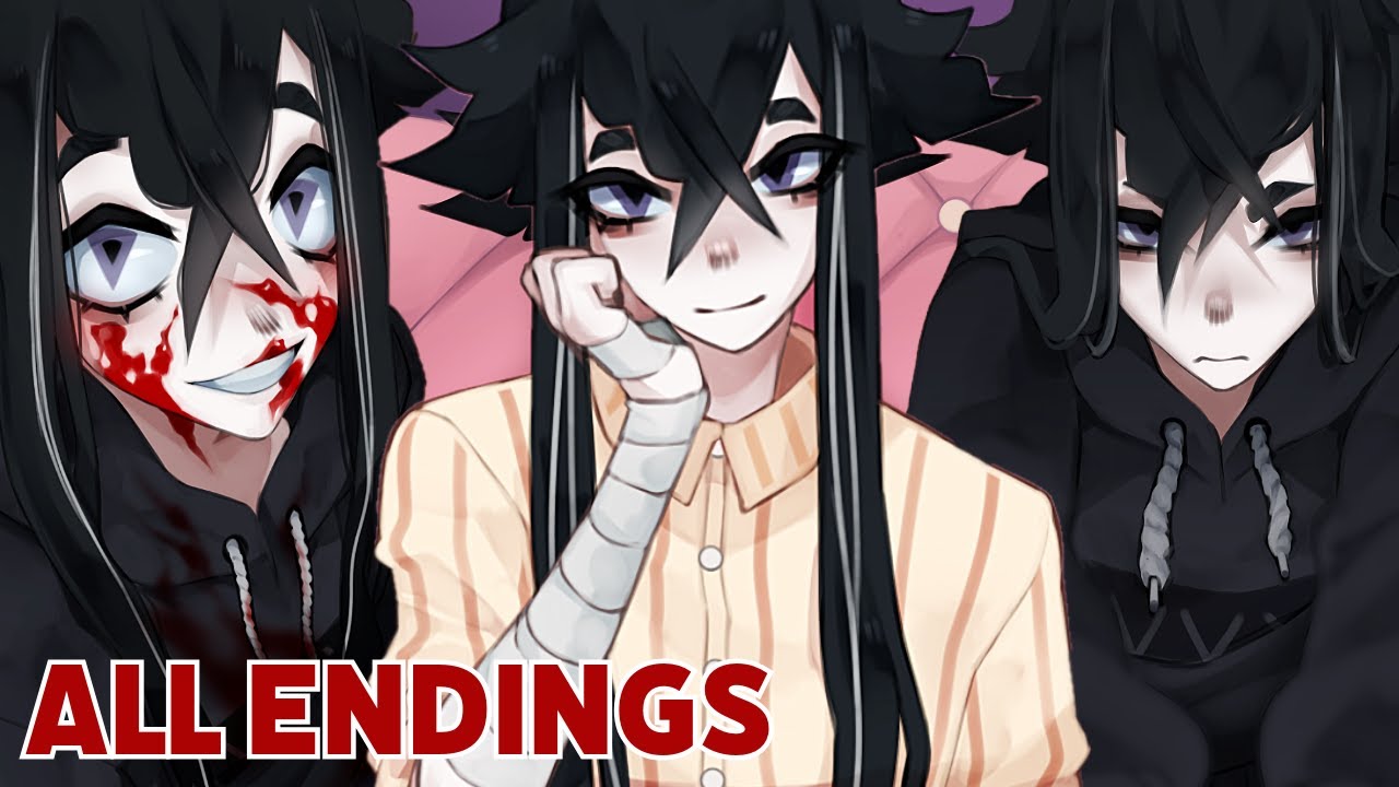 Chat With a Cute Emo Boy Who Will Take You Home For Good & STAB ME? sure- That New Diner All Endings