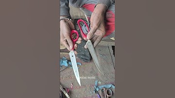Scissor Revival: Watch the Sharpening Process Start to Finish #shorts