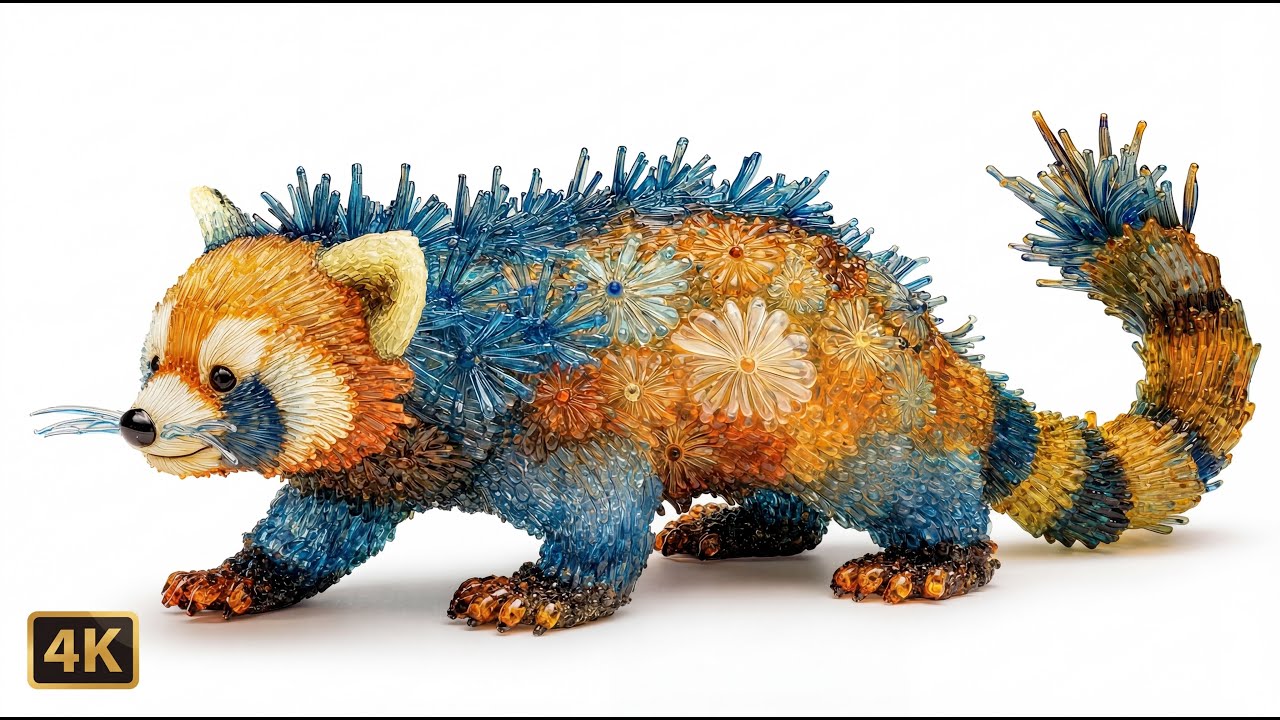 Surreal AI Video : Glass Metamorphosis (4K)