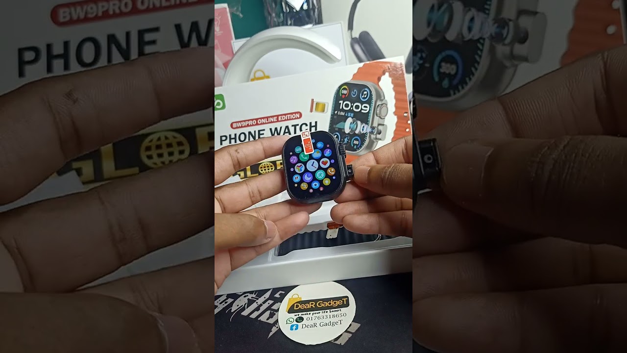 BW9 Pro Online Edition Smartwatch Unboxing & Review | 4G SIM, Camera, & Full Setup 🤯🤯