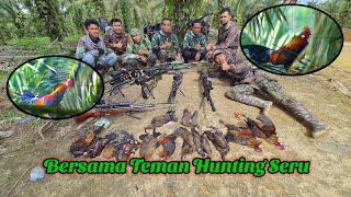 BERBURU AYAM HUTAN SAWIT Part 49 || Teman Hunting Seru