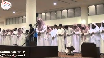 سورة القارعة للقارئ سلطان العمري بكى وأبكى في ليلة الختمة 27 رمضان 1435هـ