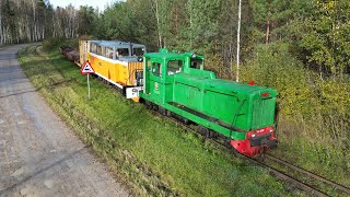 Тепловозы ТУ4-800 и ТУ6П-0049 / Narrow gauge: TU4-800 and TU6P-0049 by diiselrong 1,083 views 4 days ago 19 minutes