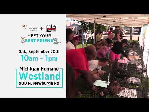 Meet Your Best Friend at MI Humane on September 20th!
