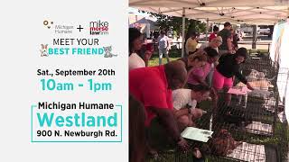 Meet Your Best Friend at MI Humane on September 20th!