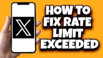 How To Solve Rate Limit Exceeded Twitter Problem iPhone (Quick Guide)