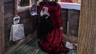 Spirit Halloween 2026 Camp Harbor Lake Bunkhouse ISE! Scary animatronics in action! #halloween
