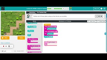 While Loops in Farmer- Level 12 (Hint 2)