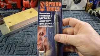 SpringTools Hammerless Punch and Nail Set