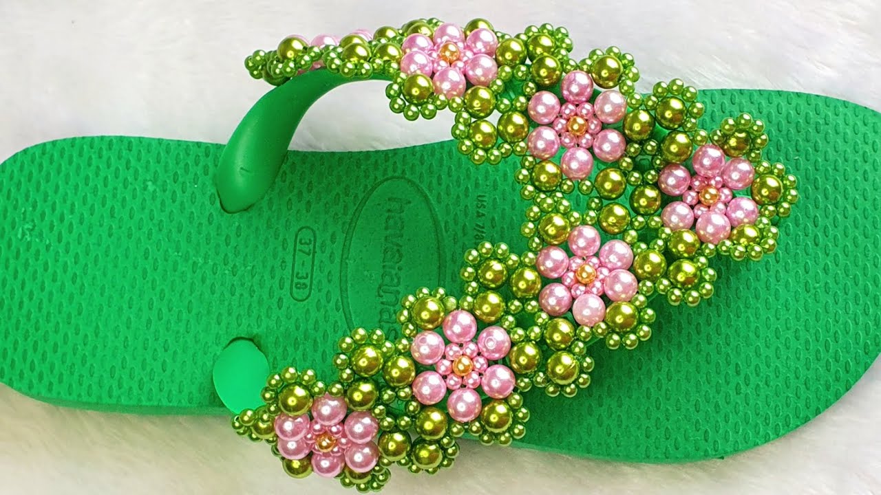 Cabedal de Pérolas Daisy 🌸    (Renda francesa)