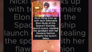 Nicki Minaj SHOCKS Fans At SpaceX Starship Launch Event! 😱 Elon Musk Welcomes The Queen!